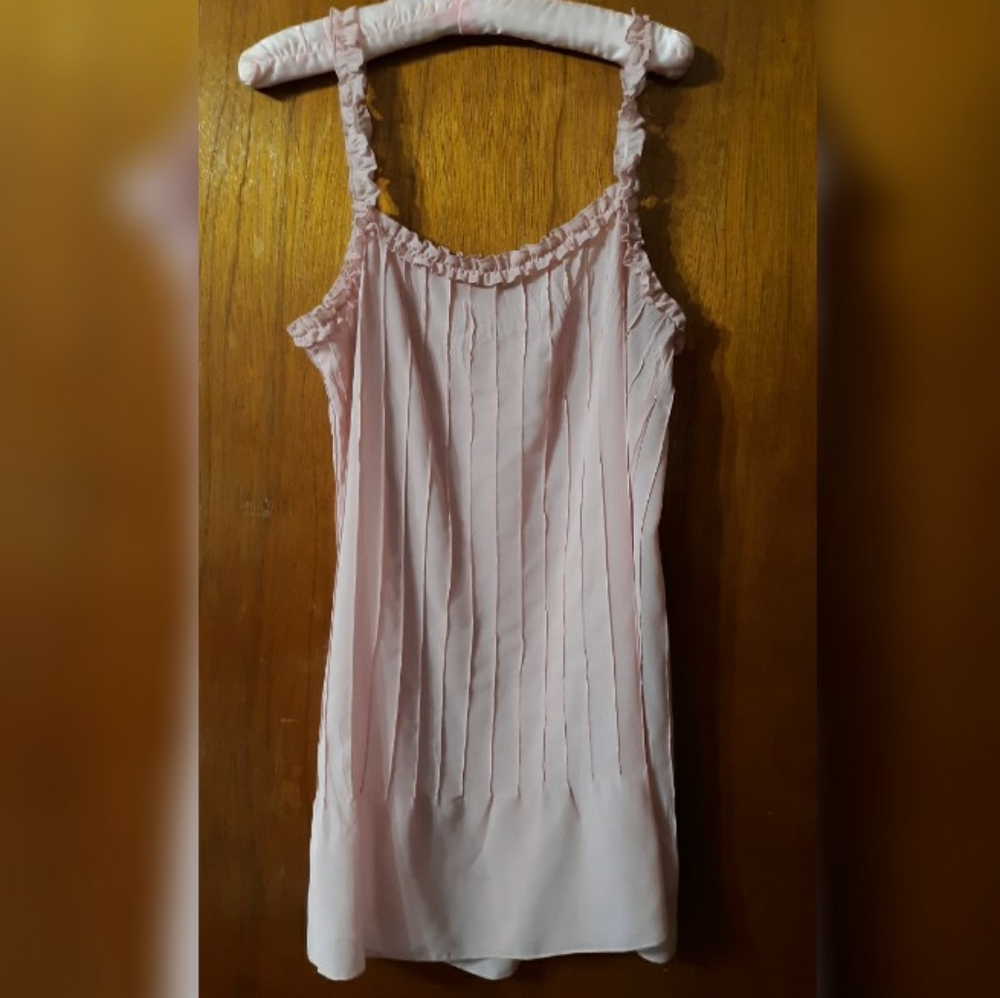 SOLD Sheer Pink Mini Dress